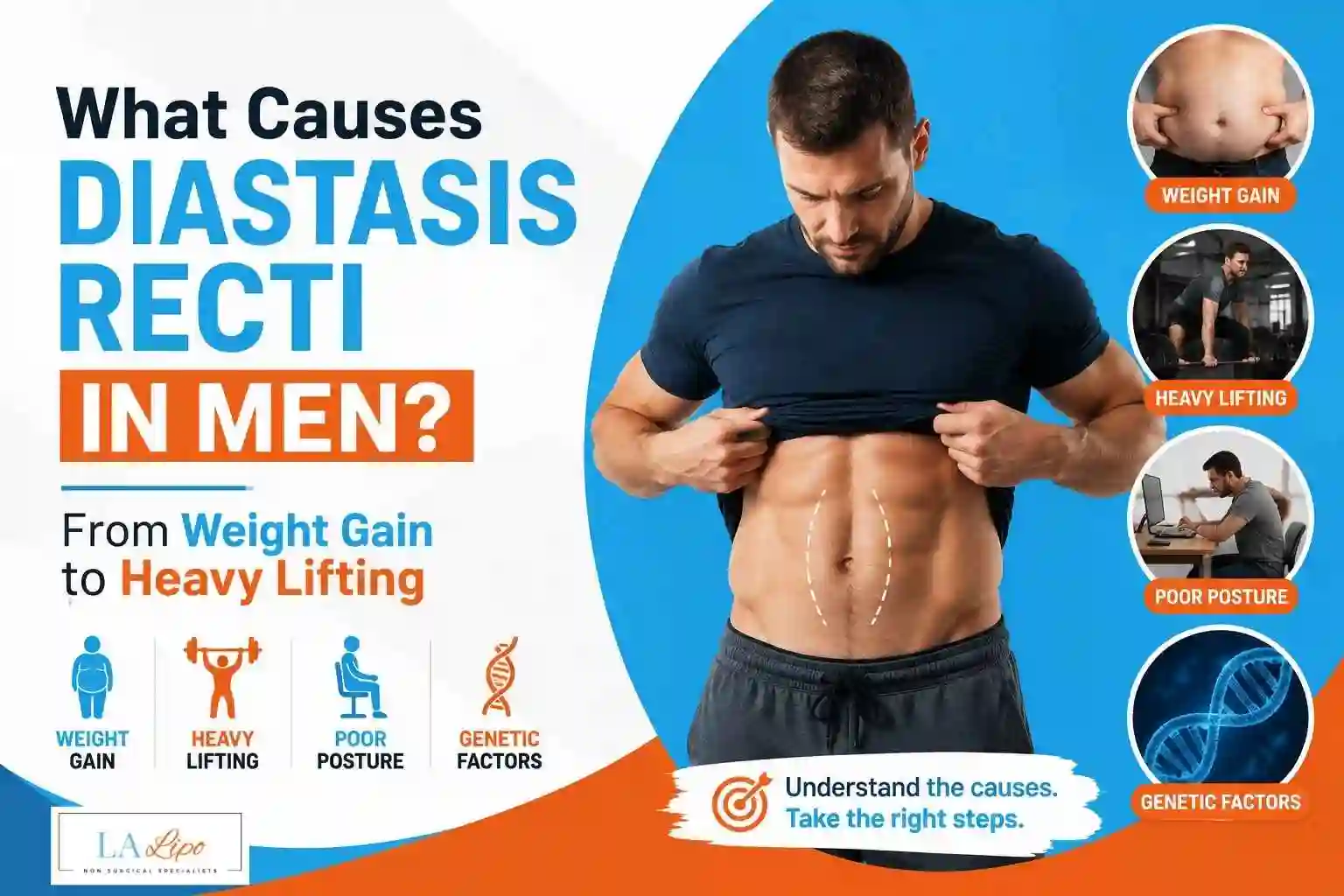 What Causes Diastasis Recti in Men? From Weight Gain to Heavy Lifting Buckingham